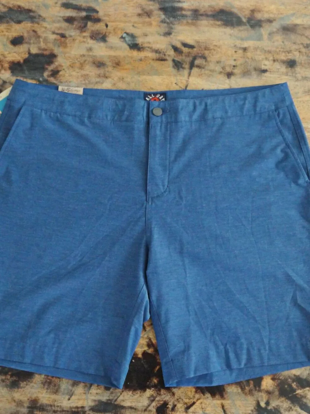 Faherty Men's 42 All Day Shorts Navy Blue 9